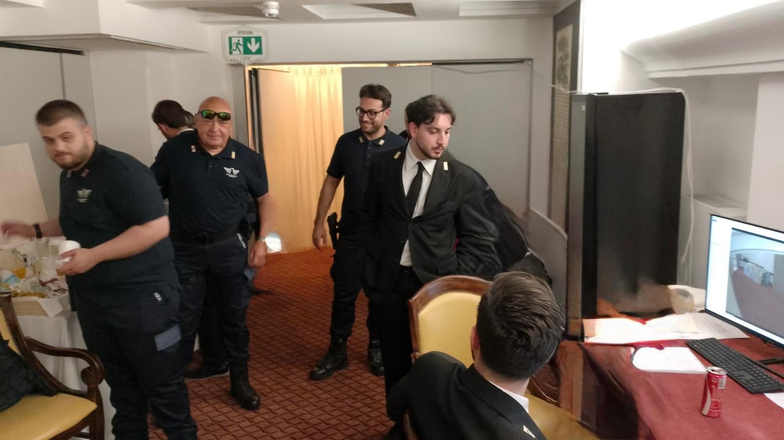Team Italsecurity durante un servizio di vigilanza